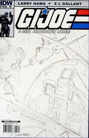 [G.I. Joe: A Real American Hero #165 (Retailer Incentive Cover - Larry Hama sketch)]