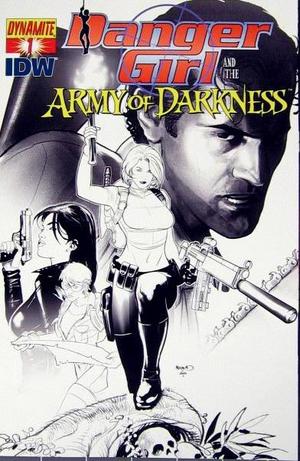 [Danger Girl and the Army of Darkness Volume 1, issue #1 (Incentive B&W Cover - Paul Renaud)]