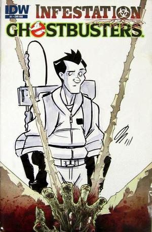 [Ghostbusters: Infestation #1 (Retailer Incentive Cover B - sketched & signed by Dan Schoening)]