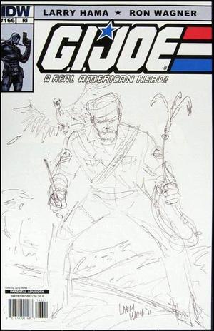 [G.I. Joe: A Real American Hero #166 (Retailer Incentive Cover - Larry Hama sketch)]