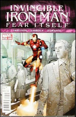 [Invincible Iron Man Vol. 1, No. 504 (standard cover - Salvador Larroca)]