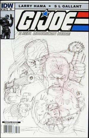 [G.I. Joe: A Real American Hero #167 (Retailer Incentive Cover - Larry Hama sketch)]