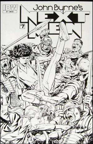 [John Byrne's Next Men (series 2) #7 (retailer incentive sketch cover)]