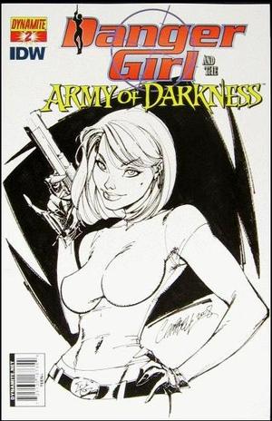 [Danger Girl and the Army of Darkness Volume 1, issue #2 (Retailer Incentive Cover - J. Scott Campbell B&W)]