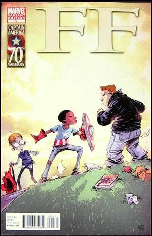 [FF (series 1) No. 5 (variant I Am Captain America cover - Skottie Young)]