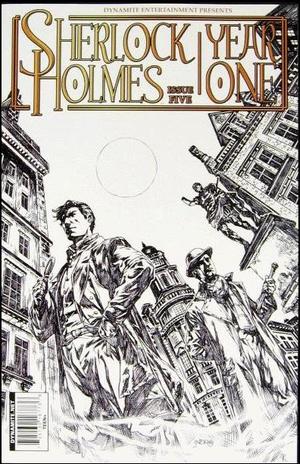 [Sherlock Holmes: Year One Volume 1, Issue #5 (Retailer Incentive Cover - Daniel Indro B&W)]