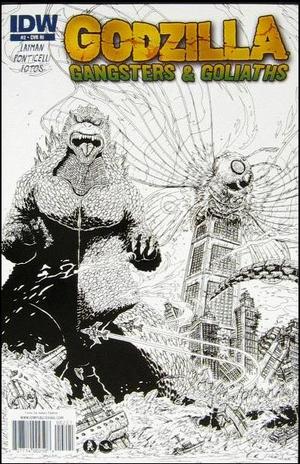 [Godzilla: Gangsters and Goliaths #2 (Retailer Incentive Cover - James Stokoe B&W)]