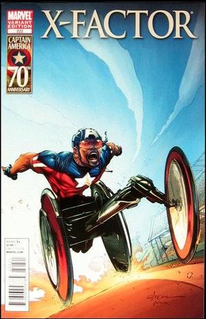 [X-Factor Vol. 1, No. 222 (variant I Am Captain America cover - Larry Stroman)]