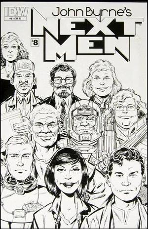 [John Byrne's Next Men (series 2) #8 (retailer incentive sketch cover)]