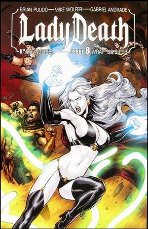 [Lady Death (series 3) #8 (wraparound cover - Gabriel Andrade)]