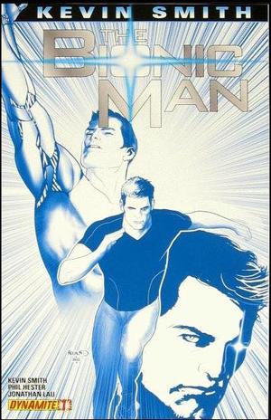 [Bionic Man Volume 1 #1 (1st printing, Retailer Incentive Bionic Blue Cover - Paul Renaud)]
