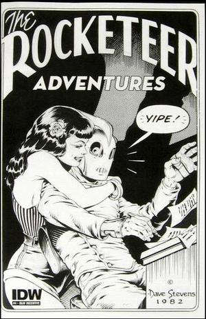 [Rocketeer Adventures #4 (Retailer Incentive Cover - Dave Stevens B&W)]