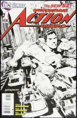 [Action Comics (series 2) 1 (1st printing, variant sketch cover - Rags Morales)]