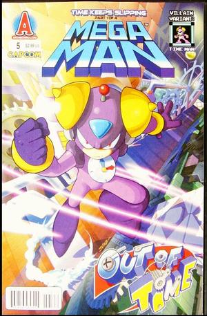 [Mega Man (series 2) #5 (variant Villain cover - Time Man - Patrick Spaziante)]