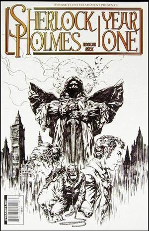[Sherlock Holmes: Year One Volume 1, Issue #6 (Retailer Incentive B&W Cover - Daniel Indro)]