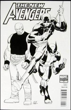 [New Avengers (series 2) No. 16 (variant sketch cover - John Romita Jr.)]