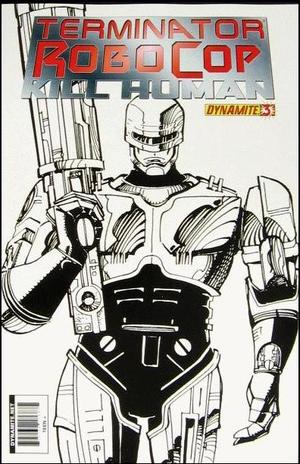 [Terminator / Robocop: Kill Human Volume 1, Issue #3 (Retailer Incentive B&W Cover - Walter Simonson)]