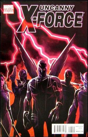 [Uncanny X-Force No. 16 (variant Marvel Comics 50th Anniversary cover - Mike Del Mundo)]