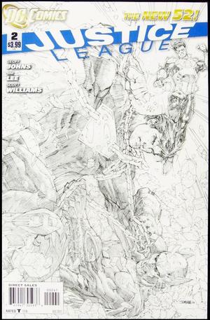 [Justice League (series 2) 2 (variant sketch cover - Jim Lee)]