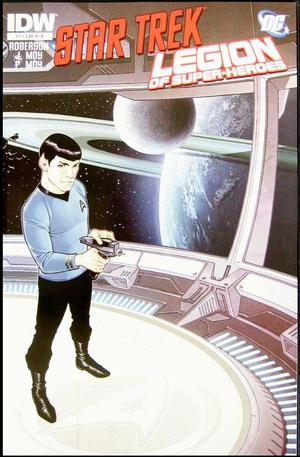 [Star Trek / Legion of Super-Heroes #1 (1st printing, Retailer Incentive Cover B - Gabriel Rodriguez wraparound)]