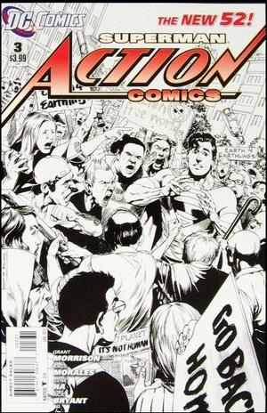 [Action Comics (series 2) 3 (variant sketch cover - Rags Morales)]