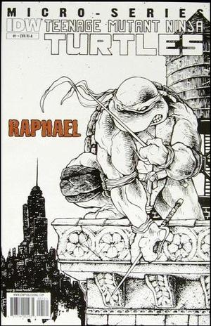 [Teenage Mutant Ninja Turtles Micro-Series #1: Raphael (1st printing, RI Cover A - David Petersen B&W)]