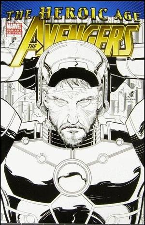 [Avengers (series 4) No. 4 (1st printing, variant b&w cover - John Romita Jr.)]