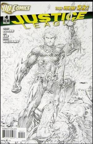 [Justice League (series 2) 4 (1st printing, variant sketch cover - Jim Lee)]