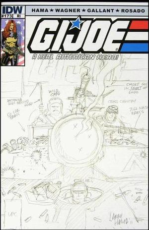 [G.I. Joe: A Real American Hero #173 (Retailer Incentive Cover - Larry Hama sketch)]