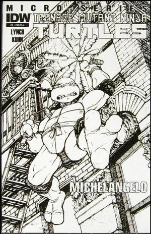 [Teenage Mutant Ninja Turtles Micro-Series #2: Michelangelo (1st printing, RI Cover A - David Petersen B&W)]
