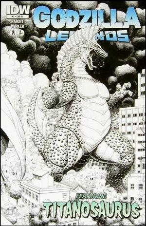 [Godzilla Legends #3 (Retailer Incentive Cover - Art Adams B&W)]