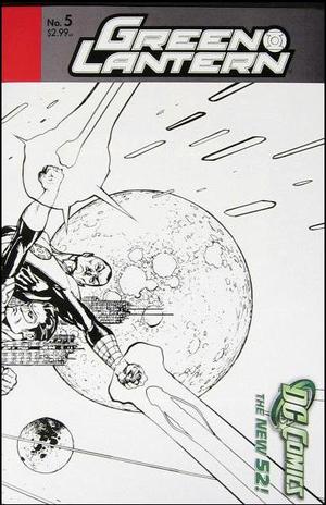 [Green Lantern (series 5) 5 (variant wraparound sketch cover - Doug Mahnke)]