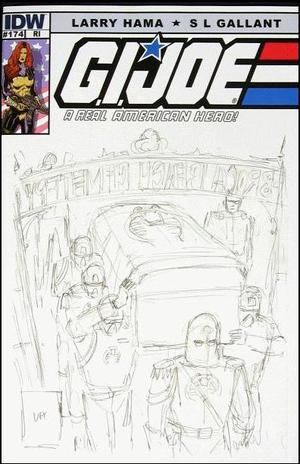 [G.I. Joe: A Real American Hero #174 (Retailer Incentive Cover - Larry Hama sketch)]