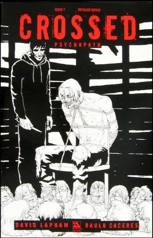 [Crossed - Psychopath #7 (Retailer Bonus cover - Jacen Burrows B&W)]