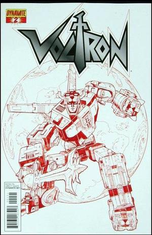 [Voltron (series 2) #2 (Retailer Incentive Fiery Red Cover - Sean Chen)]