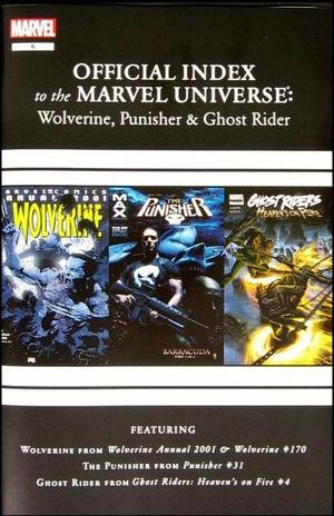 [Wolverine, Punisher & Ghost Rider: Official Index to the Marvel Universe No. 6]