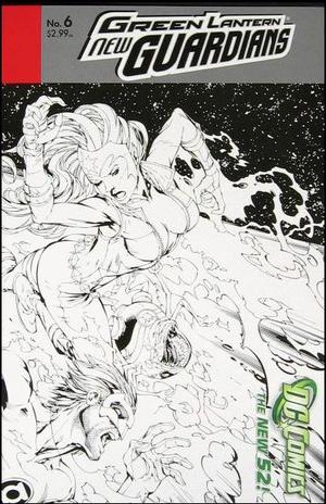 [Green Lantern: New Guardians 6 (variant wraparound sketch cover)]