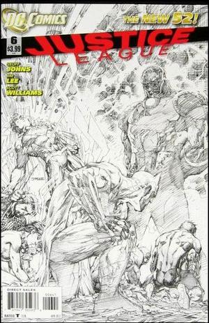 [Justice League (series 2) 6 (1st printing, variant sketch cover - Jim Lee)]