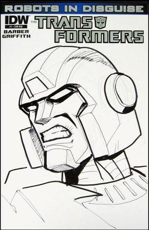 [Transformers: Robots in Disguise #1 (1st printing, Retailer Incentive Cover B - hand-drawn sketch cover)]