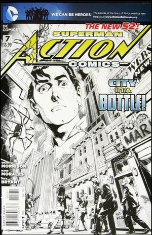 [Action Comics (series 2) 7 (variant sketch cover - Rags Morales)]