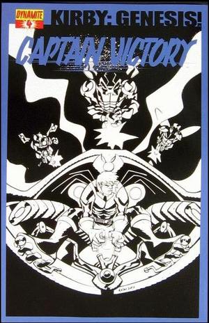 [Kirby: Genesis - Captain Victory #4 (Retailer Incentive B&W Cover - Michael Avon Oeming)]
