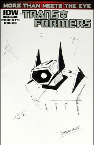[Transformers: More Than Meets The Eye (series 2) #1 (1st printing, RI Cover B - hand-drawn sketch cover)]