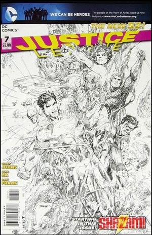 [Justice League (series 2) 7 (1st printing, variant sketch cover - Jim Lee)]