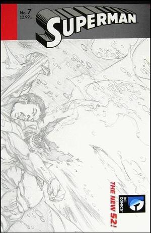 [Superman (series 3) 7 (variant wraparound sketch cover)]