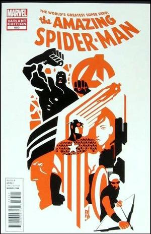 [Amazing Spider-Man Vol. 1, No. 683 (1st printing, variant Avengers Art Appreciation cover - Mike Del Mundo)]
