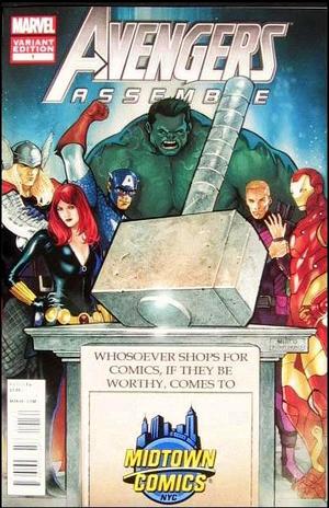 [Avengers Assemble (series 2) No. 1 (1st printing, variant Midtown Comics exclusive cover - Mirco Pierfederici)]