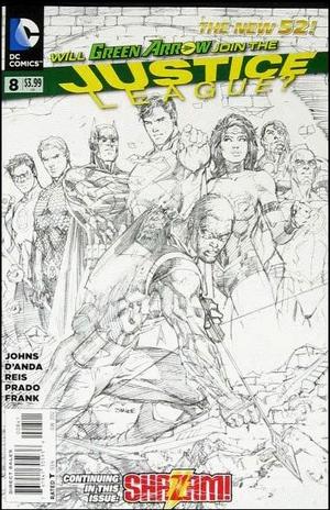 [Justice League (series 2) 8 (variant sketch cover - Jim Lee)]