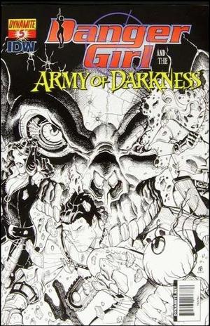[Danger Girl and the Army of Darkness Volume 1, issue #5 (Retailer Incentive B&W Cover - Nick Bradshaw)]