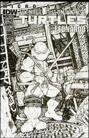[Teenage Mutant Ninja Turtles Micro-Series #4: Leonardo (Retailer Incentive Cover A - David Petersen B&W)]