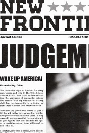 [New Frontiersman Special Edition [Before Watchmen newspaper]]